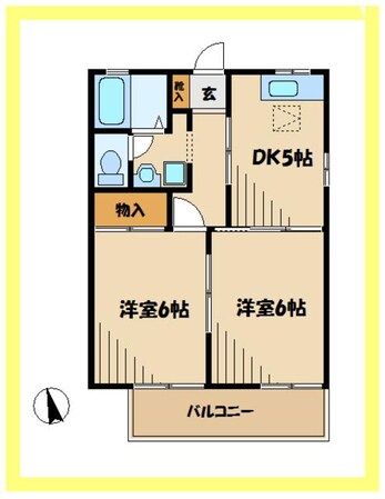 ジェネシス宮前の物件間取画像